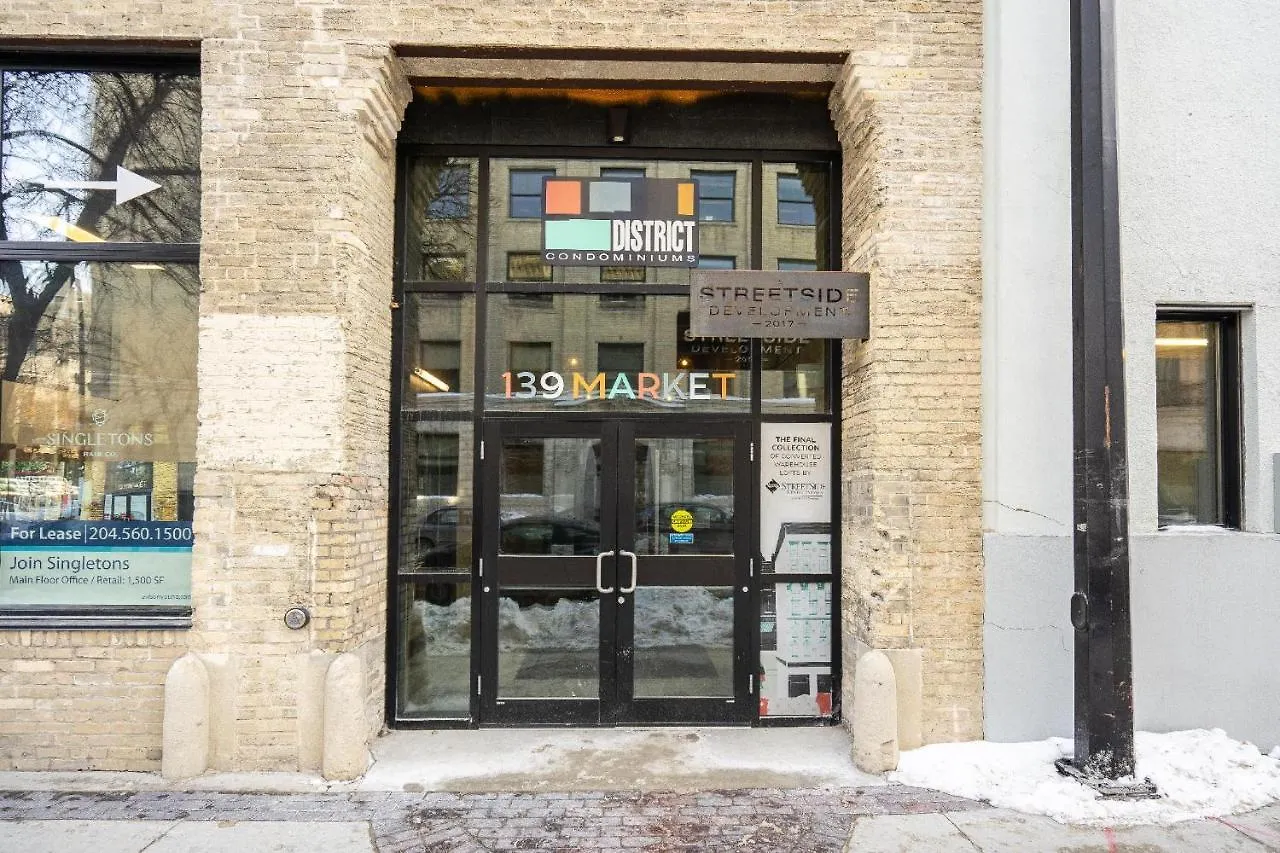 アパート 211 Market Ave Condos In The Exchange District ウィニペグ